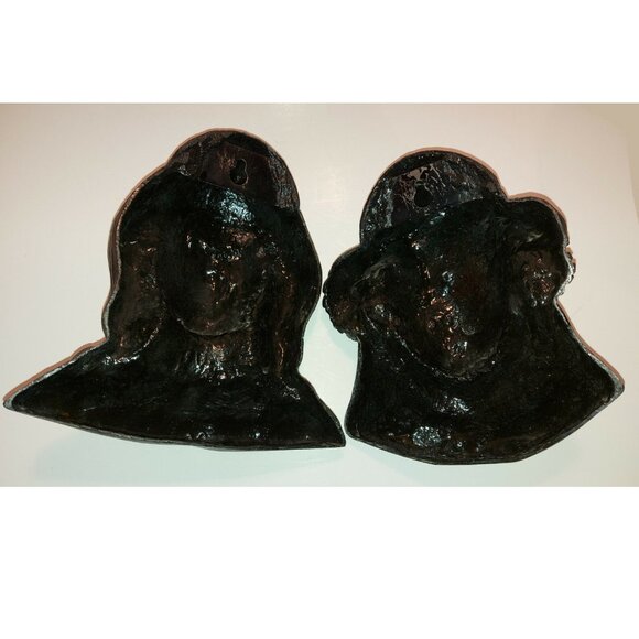 SHAKESPEARE wife ANNE HATHAWAY Wall Hanging Art Decor 8" Fiberglass ? - Picture 2 of 4